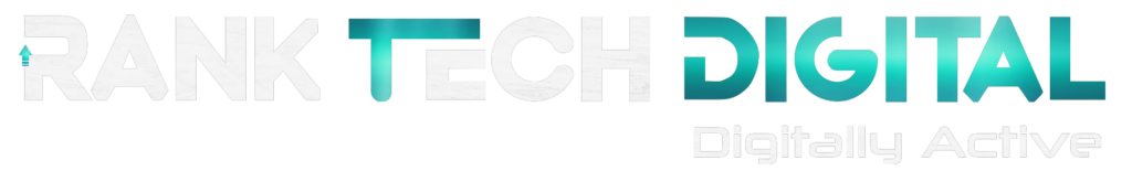 logo rank tech digital white